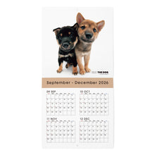 갤러리보기에 이미지를 읽고 THE DOG 2027年カレンダー ミニサイズ（柴）の2026年部分
