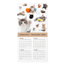 画像をギャラリービューアに読み込む, THE CAT 2027年カレンダー ミニサイズ（オールスター）の2026年部分
