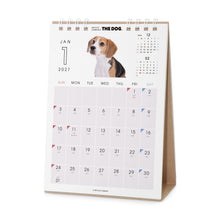 画像をギャラリービューアに読み込む, THE DOG 2027年カレンダー 卓上サイズ（ビーグル）の1月（裏）
