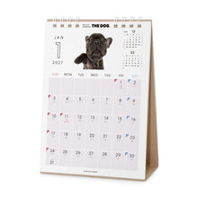 画像をギャラリービューアに読み込む, THE DOG 2027年カレンダー 卓上サイズ（フレンチ・ブルドッグ）の1月（裏）
