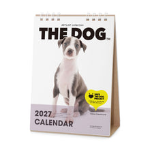 Read the image into the gallery view, THE DOG 2027年カレンダー 卓上サイズ（イタリアン・グレイハウンド）の表紙
