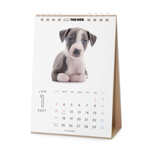 Read the image into the gallery view, THE DOG 2027年カレンダー 卓上サイズ（イタリアン・グレイハウンド）の1月
