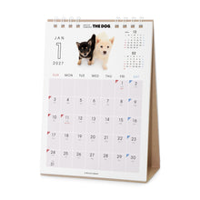 画像をギャラリービューアに読み込む, THE DOG 2027年カレンダー 卓上サイズ（柴）の1月（裏）
