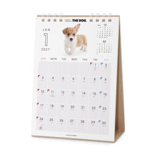 画像をギャラリービューアに読み込む, THE DOG 2027年カレンダー 卓上サイズ（ウェルシュ・コーギー）の1月（裏）
