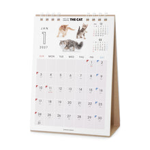 画像をギャラリービューアに読み込む, THE CAT 2027年カレンダー 卓上サイズ（オールスター）の1月（裏）
