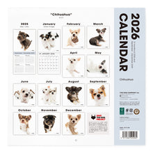 画像をギャラリービューアに読み込む, THE DOG 2026年カレンダー 大判サイズ（チワワ）
