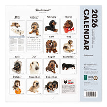 画像をギャラリービューアに読み込む, THE DOG 2026年カレンダー 大判サイズ（ダックスフンド）
