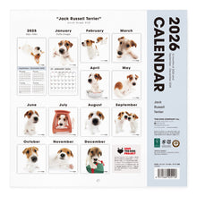 画像をギャラリービューアに読み込む, THE DOG 2026年カレンダー 大判サイズ（ジャック・ラッセル・テリア）
