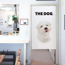 画像をギャラリービューアに読み込む, のれん THE DOG マルチーズ（150cm丈）
