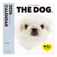 THE DOG 2026年カレンダー 大判サイズ（ペキニーズ）