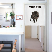 将图像阅读到画廊视图中， Noren THE PIG小猪（黑色1条90cm长）
