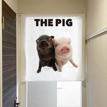 将图像阅读到画廊视图中， Noren THE PIG小猪（2只猪1只90cm长）
