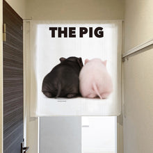 将图像阅读到画廊视图中， Noren THE PIG小猪（2只小猪，2只90cm长）

