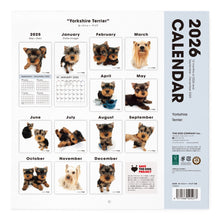 画像をギャラリービューアに読み込む, THE DOG 2026年カレンダー 大判サイズ（ヨークシャー・テリア）

