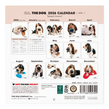 将图像阅读到画廊视图中， THE DOG 2026年カレンダー ミニサイズ（バセット・ハウンド）
