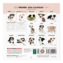 画像をギャラリービューアに読み込む, THE DOG 2026年カレンダー ミニサイズ（ボーダー・コリー）

