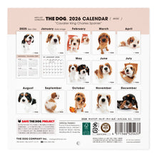 画像をギャラリービューアに読み込む, THE DOG 2026年カレンダー ミニサイズ（キャバリア・キング・チャールズ・スパニエル）
