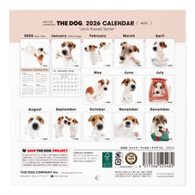 画像をギャラリービューアに読み込む, THE DOG 2026年カレンダー ミニサイズ（ジャック・ラッセル・テリア）
