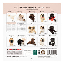 画像をギャラリービューアに読み込む, THE DOG 2026年カレンダー ミニサイズ（ラブラドール・レトリーバー）
