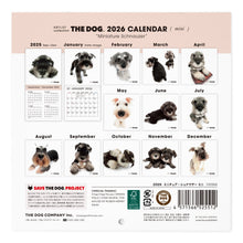 画像をギャラリービューアに読み込む, THE DOG 2026年カレンダー ミニサイズ（ミニチュア・シュナウザー）
