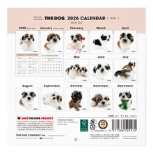 画像をギャラリービューアに読み込む, THE DOG 2026年カレンダー ミニサイズ（シー・ズー）
