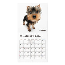 画像をギャラリービューアに読み込む, THE DOG 2026年カレンダー ミニサイズ（ヨークシャー・テリア）
