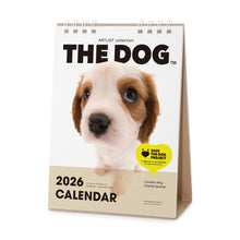 갤러리보기에 이미지를 읽고 THE DOG 2026年カレンダー 卓上サイズ（キャバリア・キング・チャールズ・スパニエル）
