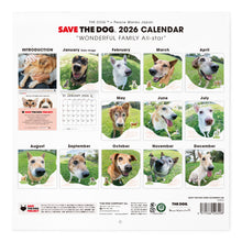 画像をギャラリービューアに読み込む, SAVE THE DOG 2026カレンダー【予約：2025年12月下旬より順次発送】
