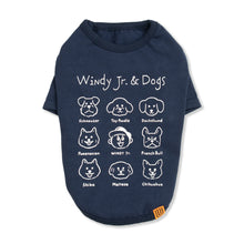 画像をギャラリービューアに読み込む, 【犬用】UNIVERSAL OVERALL DOG Tシャツ (ネイビー)
