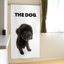 画像をギャラリービューアに読み込む, のれん THE DOG プードル（ブラック 150cm丈）
