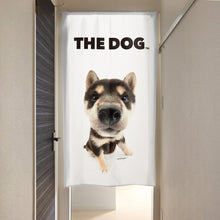 画像をギャラリービューアに読み込む, のれん THE DOG 柴（黒 150cm丈）
