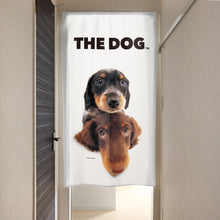 画像をギャラリービューアに読み込む, のれん THE DOG ダックスフンド（2匹 150cm丈）
