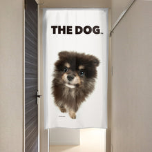 画像をギャラリービューアに読み込む, のれん THE DOG ポメラニアン（ブラックタン 150cm丈）
