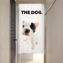 画像をギャラリービューアに読み込む, のれん THE DOG フレンチ・ブルドッグ（パイド 150cm丈）
