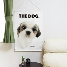 画像をギャラリービューアに読み込む, タペストリー THE DOG シー・ズー
