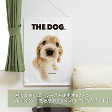 画像をギャラリービューアに読み込む, タペストリー THE DOG アメリカン・コッカー・スパニエル
