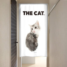 画像をギャラリービューアに読み込む, のれん THE CAT ノルウェージャンフォレストキャット（ブルータビー 150cm丈）
