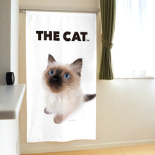画像をギャラリービューアに読み込む, のれん THE CAT バーマン（150cm丈）
