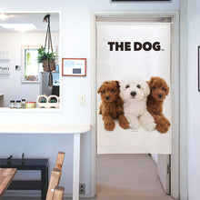 画像をギャラリービューアに読み込む, のれん THE DOG プードル（3匹 150cm丈）
