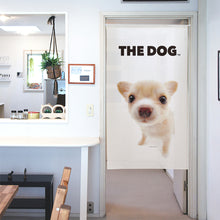 画像をギャラリービューアに読み込む, のれん THE DOG チワワ（クリーム＆ホワイト 150cm丈）
