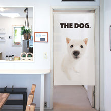 画像をギャラリービューアに読み込む, のれん THE DOG 柴（白 150cm丈）
