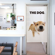 画像をギャラリービューアに読み込む, のれん THE DOG 柴（赤1  150cm丈）
