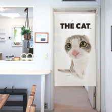 画像をギャラリービューアに読み込む, のれん THE CAT アメリカンカール（150cm丈）
