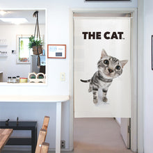 画像をギャラリービューアに読み込む, のれん THE CAT アメリカン・ショートヘア（シルバー 150cm丈）
