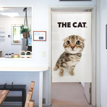 画像をギャラリービューアに読み込む, のれん THE CAT スコティッシュ・フォールド（ブラウン 150cm丈）
