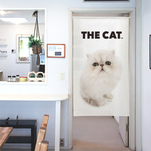 画像をギャラリービューアに読み込む, のれん THE CAT チンチラ（シルバー 150cm丈）
